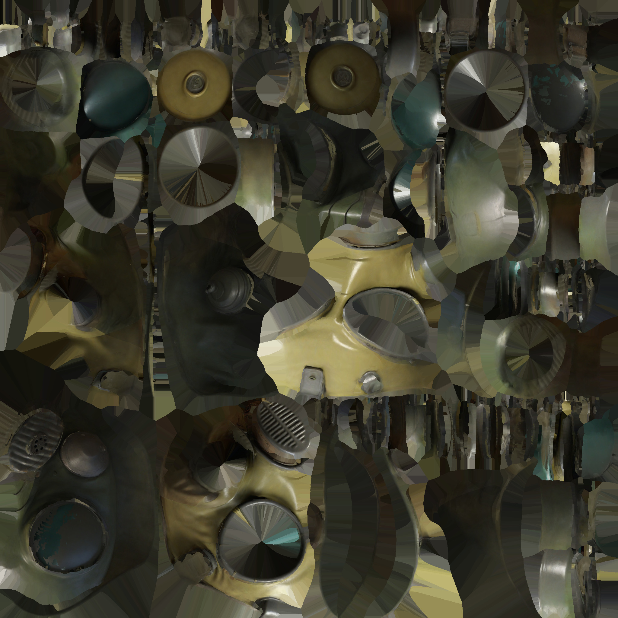  3d Model Gas Mask With Holographic Display 3D model_8