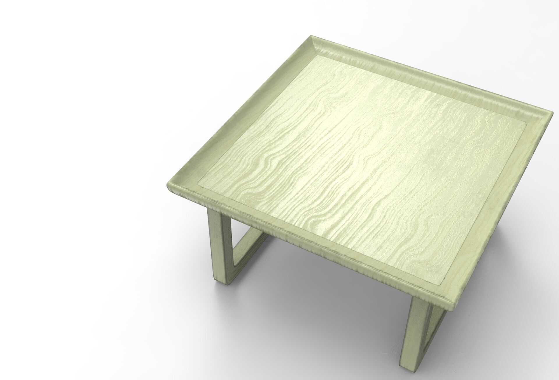 Lopys Small Table Low-poly 3D model_3
