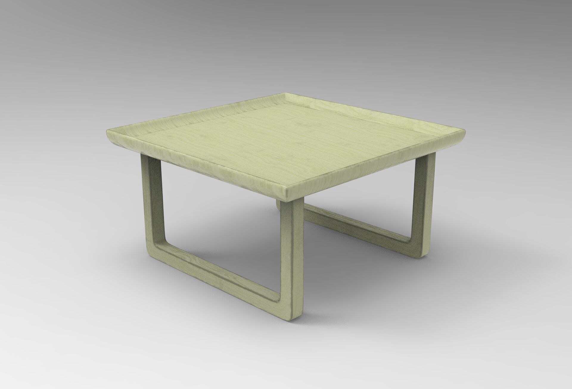 Lopys Small Table Low-poly 3D model_8