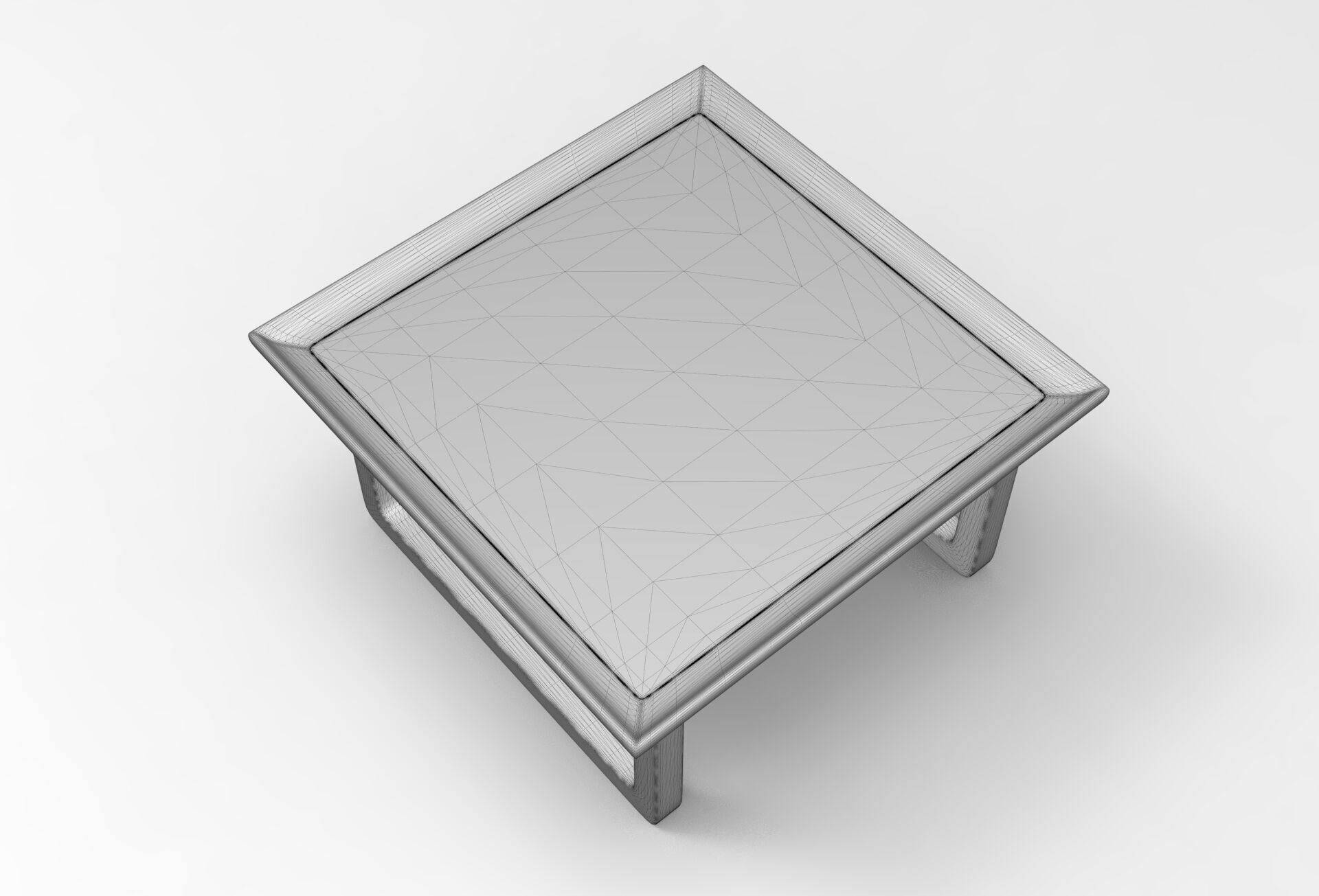 Lopys Small Table Low-poly 3D model_5