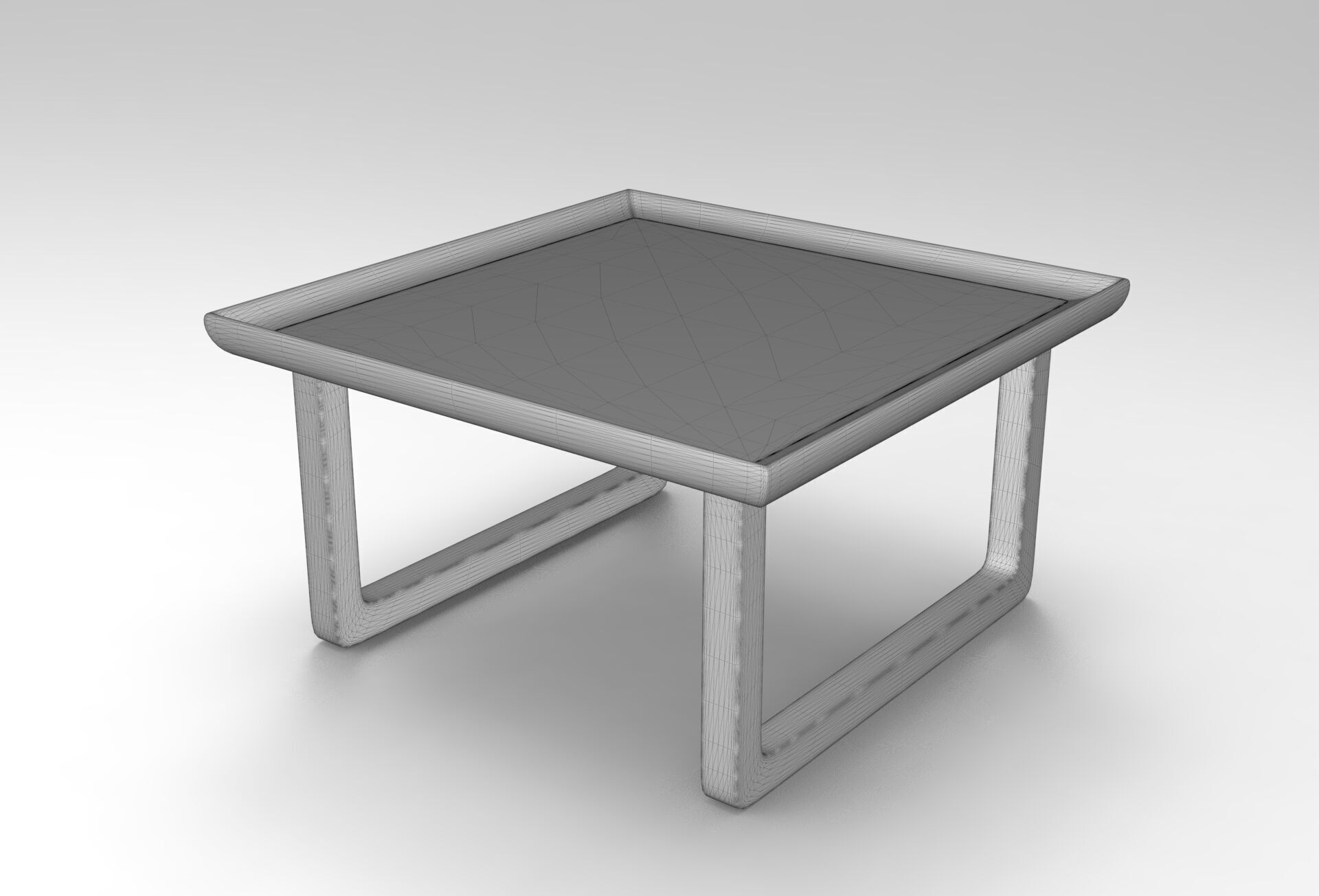 Lopys Small Table Low-poly 3D model_4