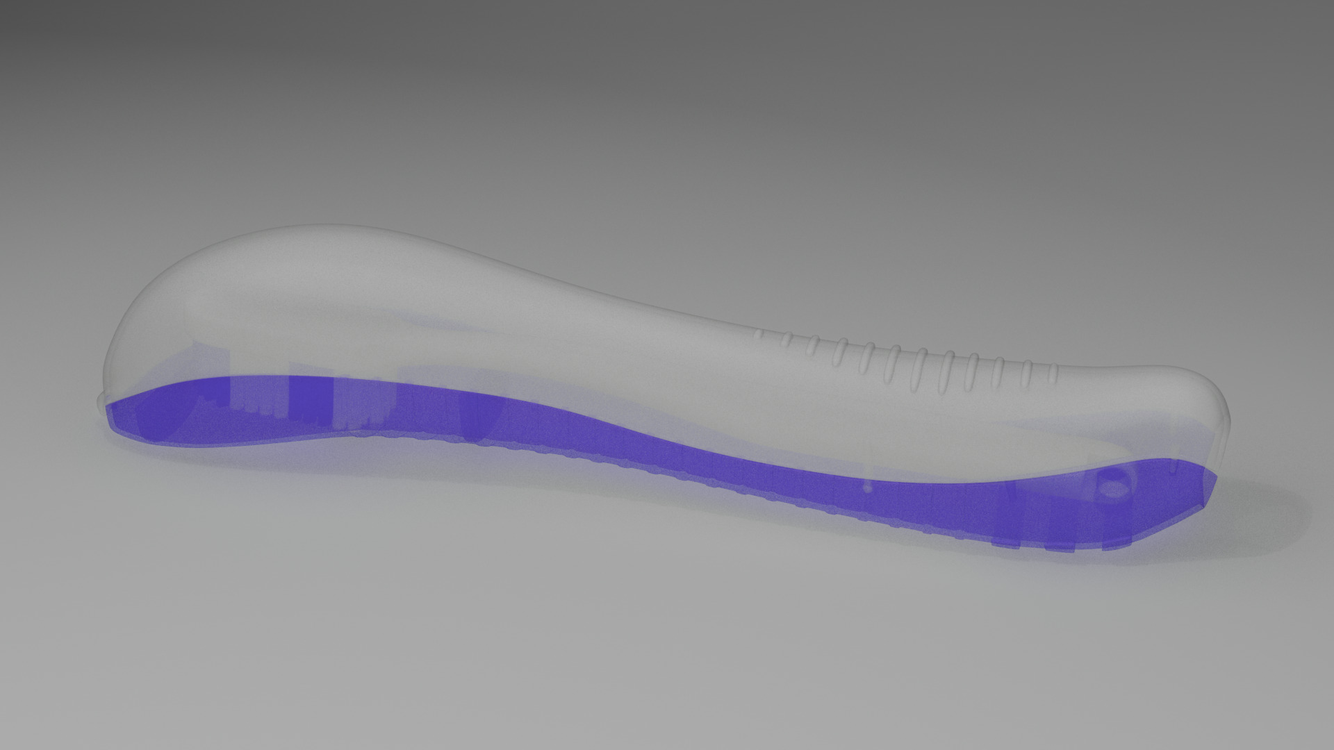 toothbrush Folding Low-poly 3D model_4