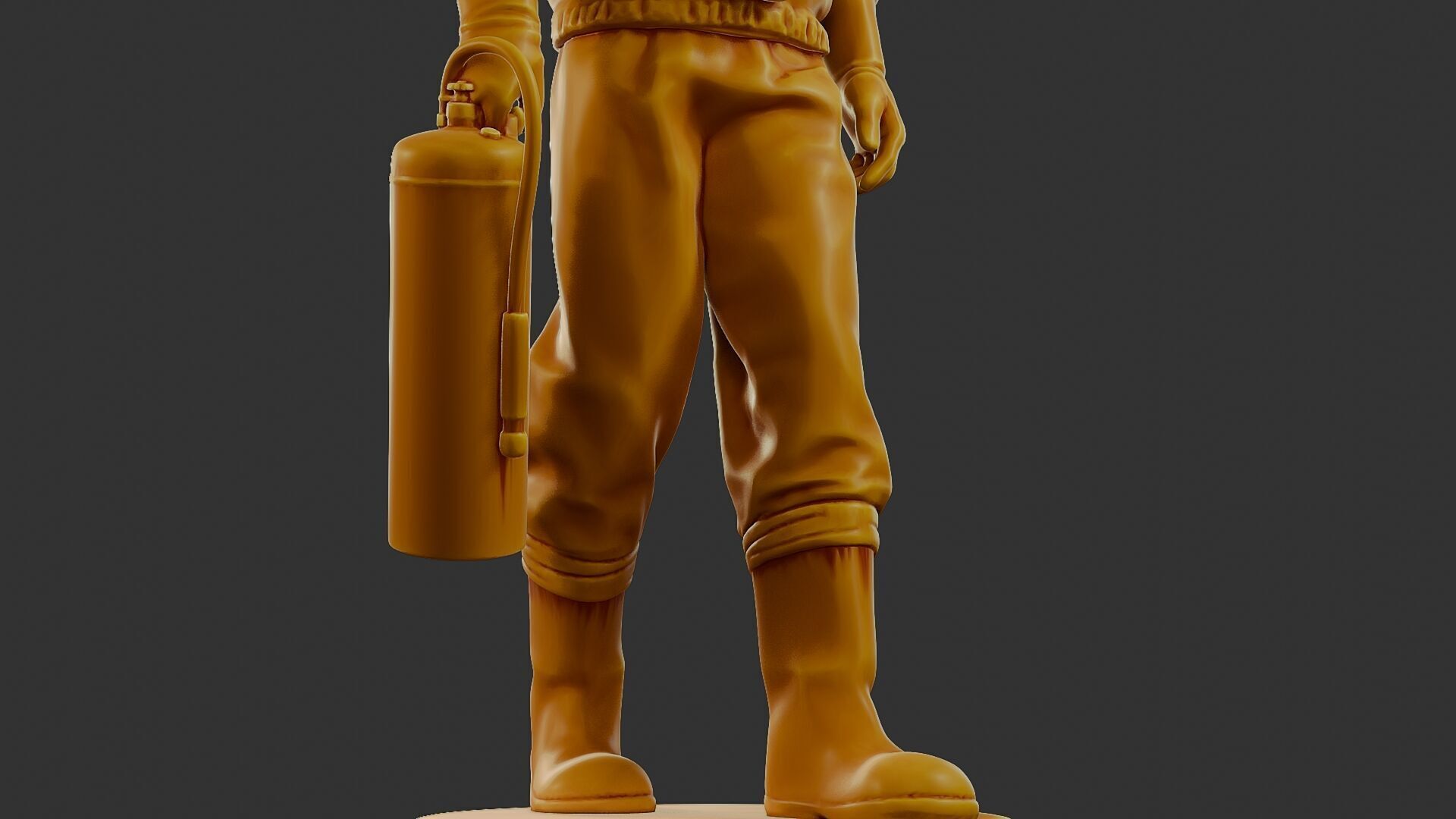 Czechoslovakian firefighter 90s 002 3D print model_13