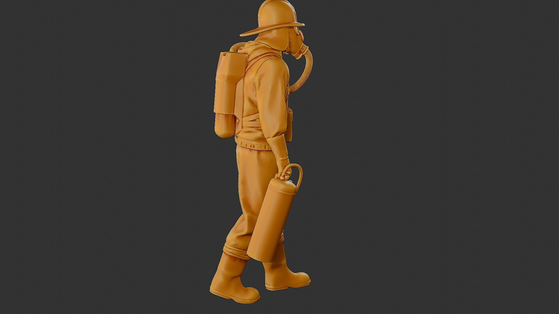Czechoslovakian firefighter 90s 002 3D print model_31