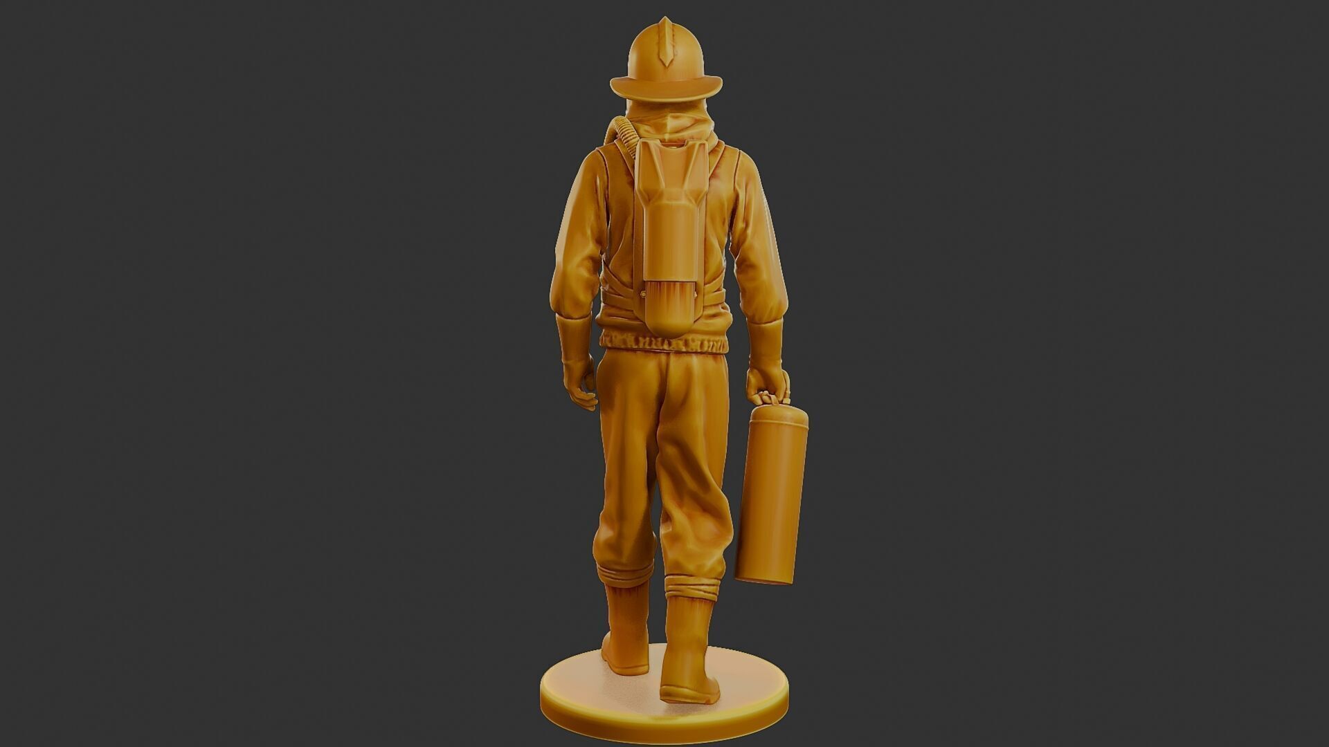 Czechoslovakian firefighter 90s 002 3D print model_6