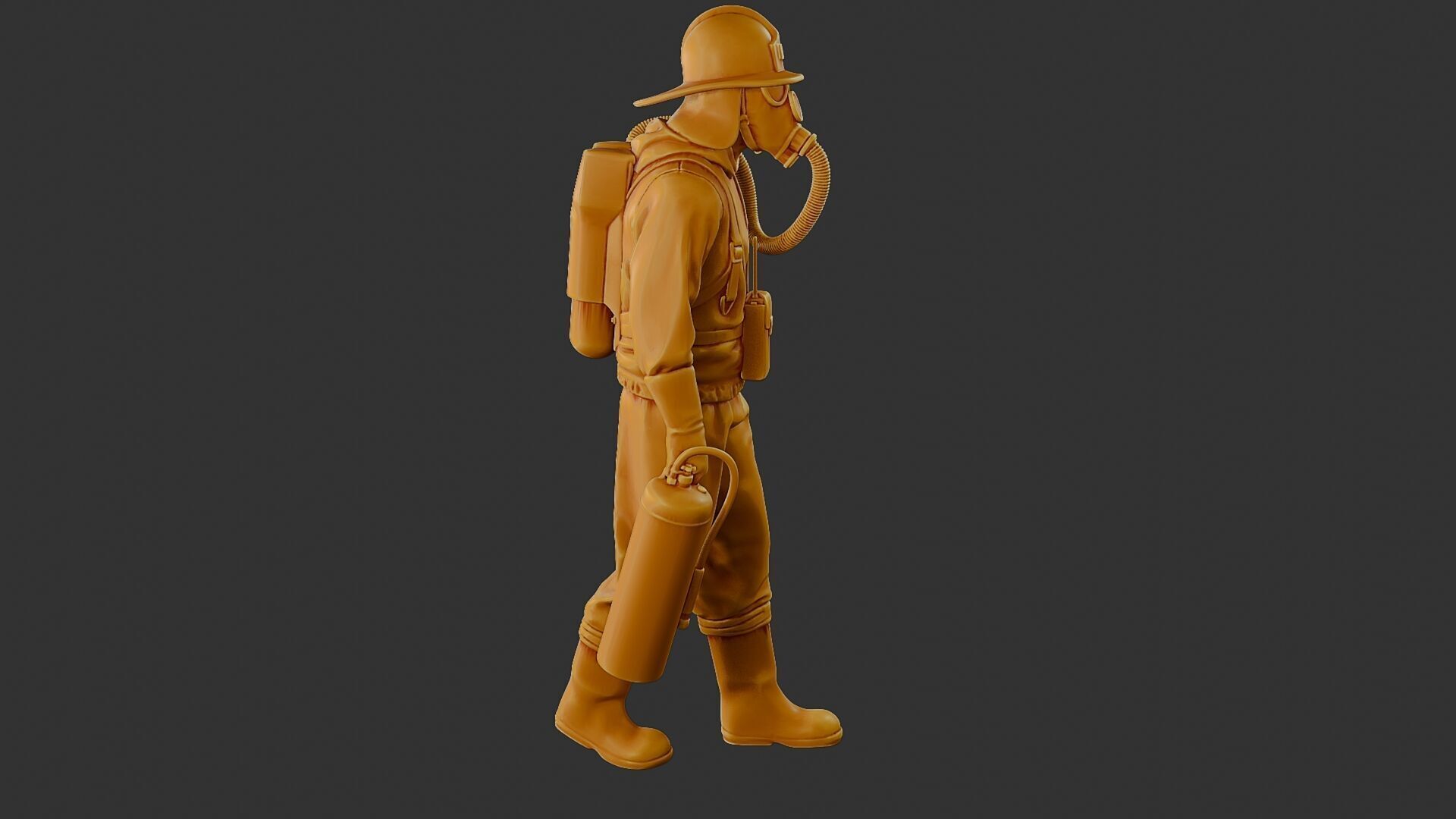 Czechoslovakian firefighter 90s 002 3D print model_30
