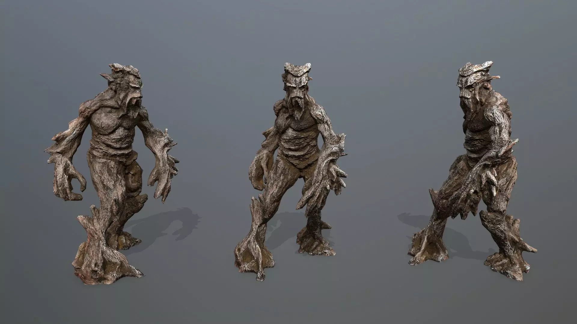 Golem Low-poly 3D model_0