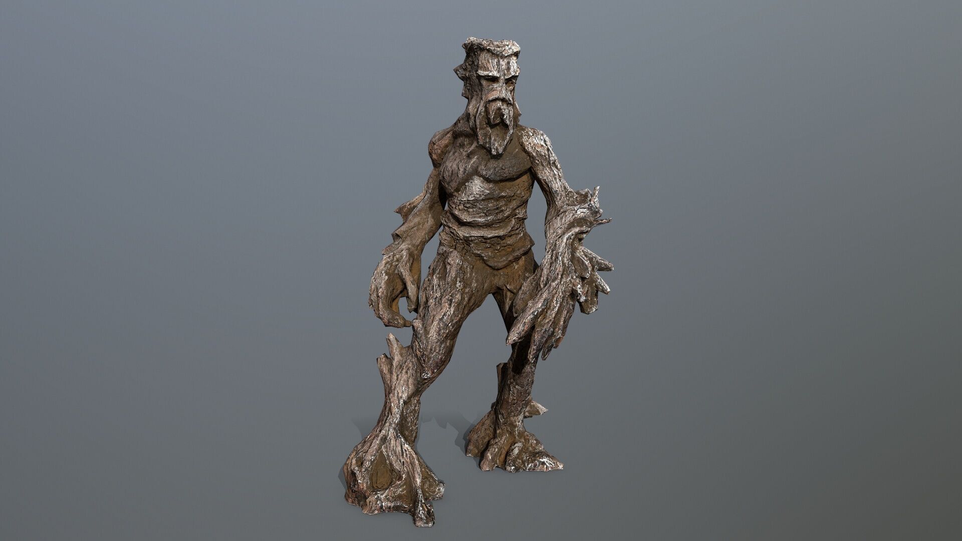 Golem Low-poly 3D model_1