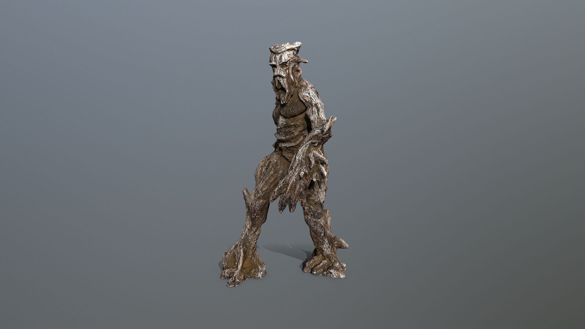 Golem Low-poly 3D model_10