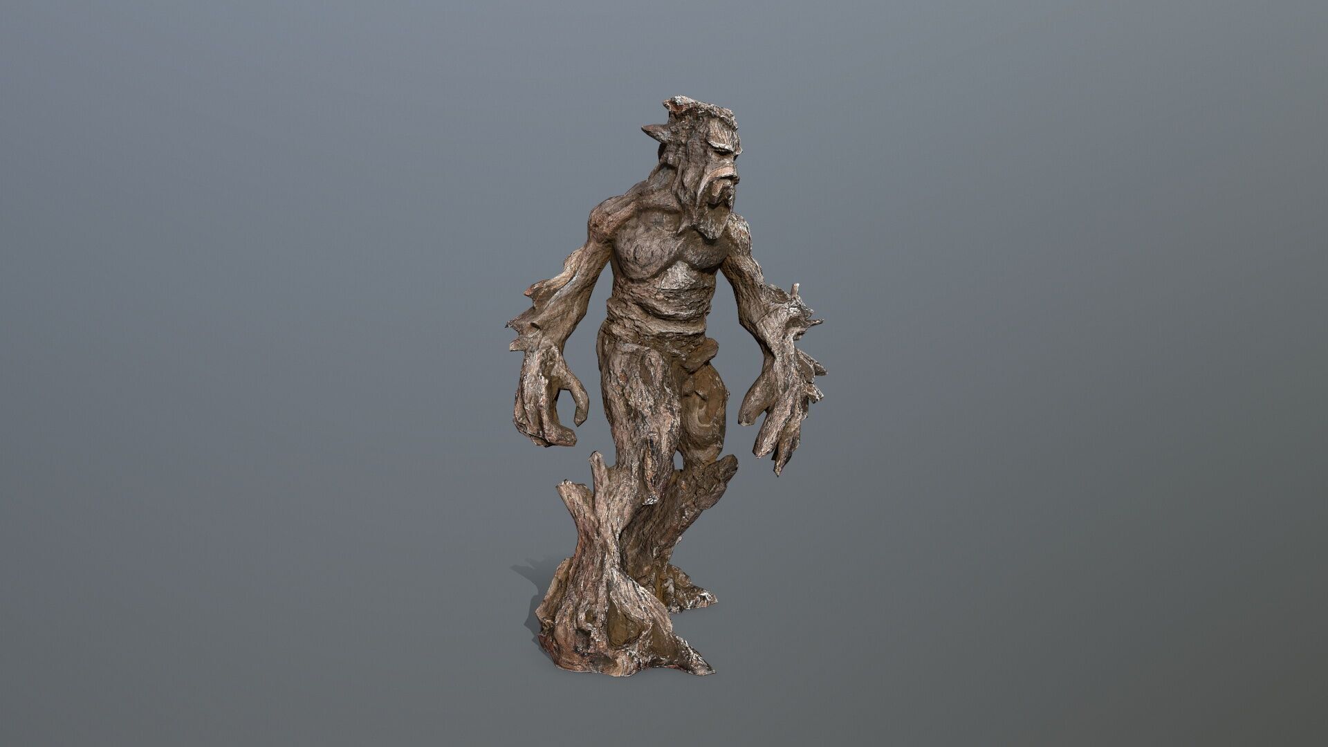 Golem Low-poly 3D model_3