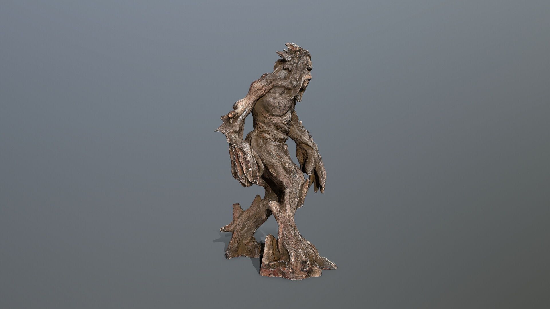 Golem Low-poly 3D model_4