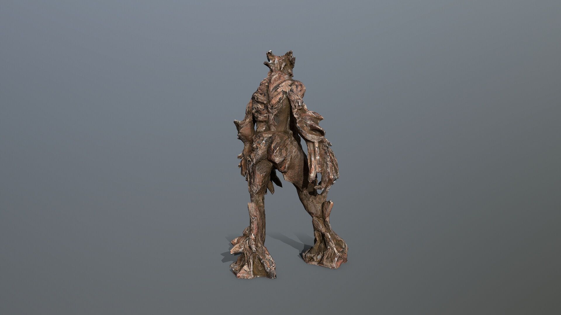 Golem Low-poly 3D model_6