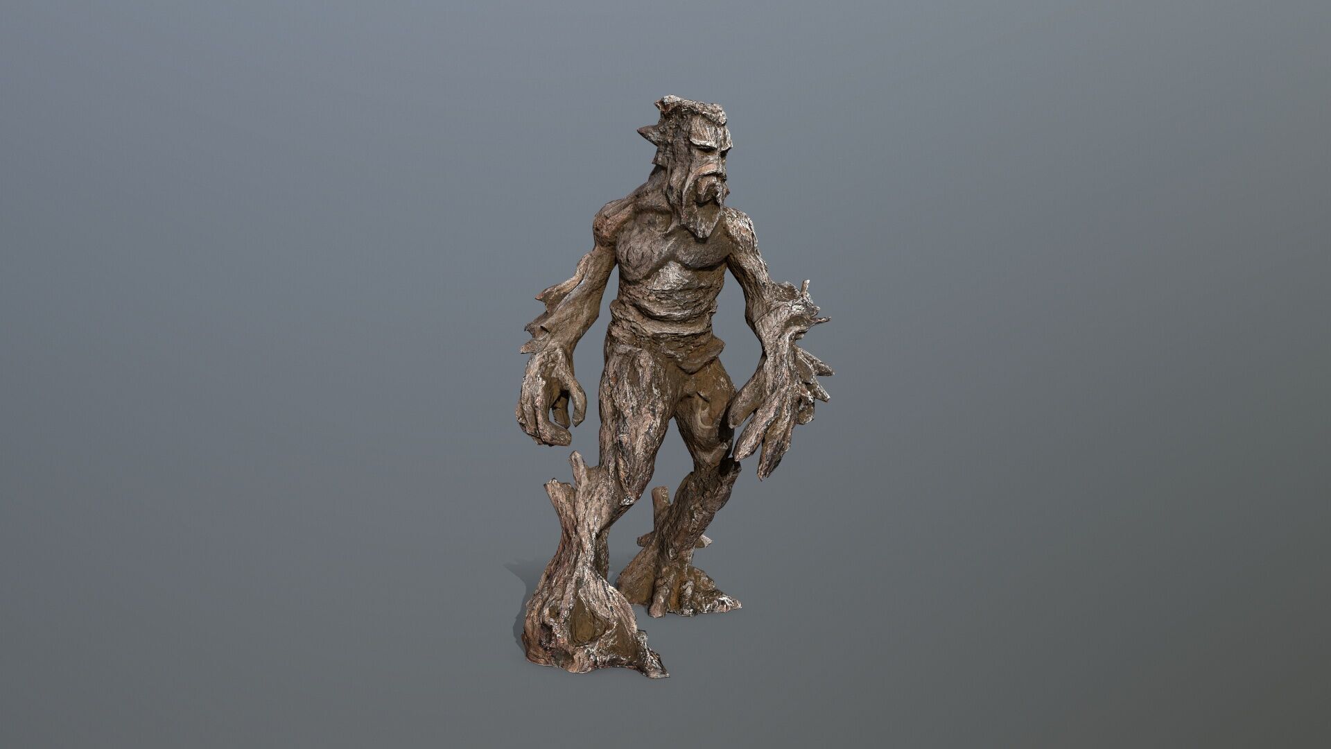 Golem Low-poly 3D model_11