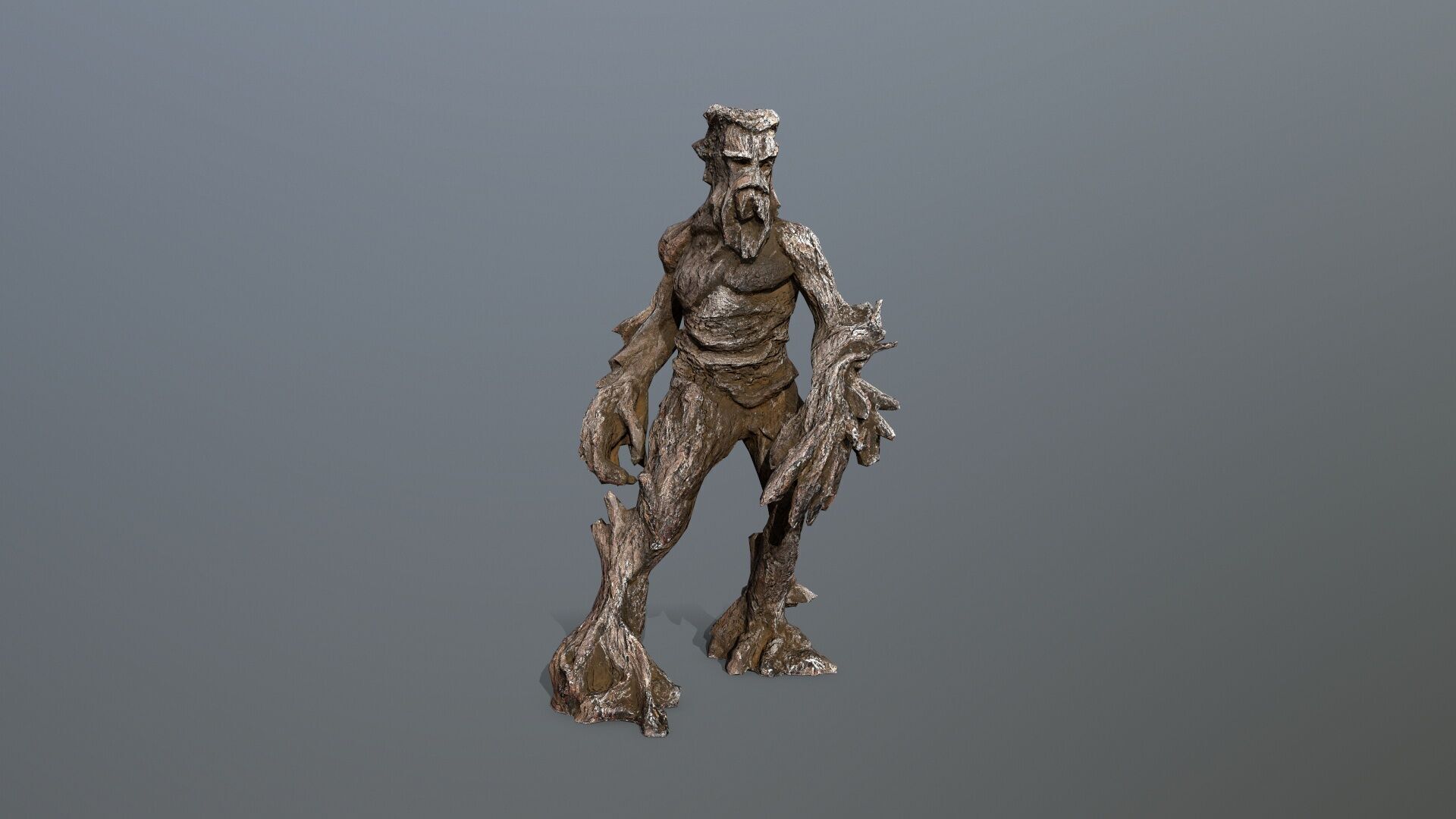 Golem Low-poly 3D model_2