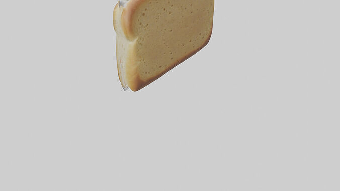 Sandwich Bread Pack model Low-poly 3D model 4