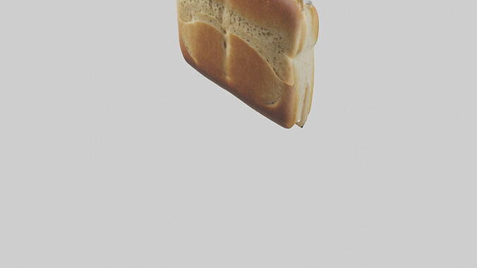 Sandwich Bread Pack model Low-poly 3D model 6