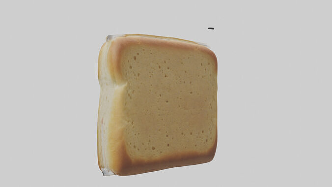 Sandwich Bread Pack model Low-poly 3D model 2