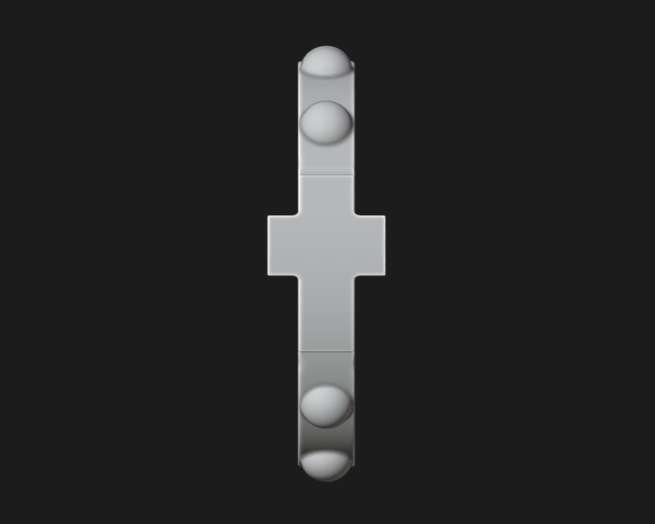 Rosary ring 3D print model_2