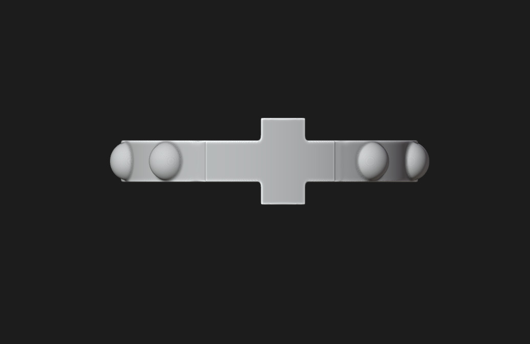 Rosary ring 3D print model_3