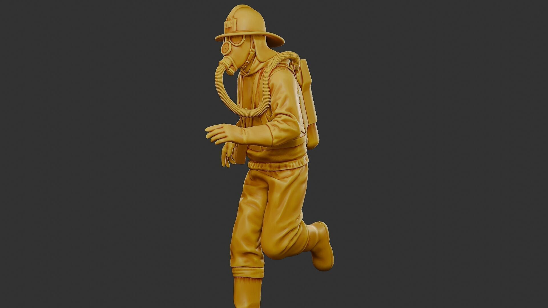 Czechoslovakian firefighter 90s 003 3D print model_27