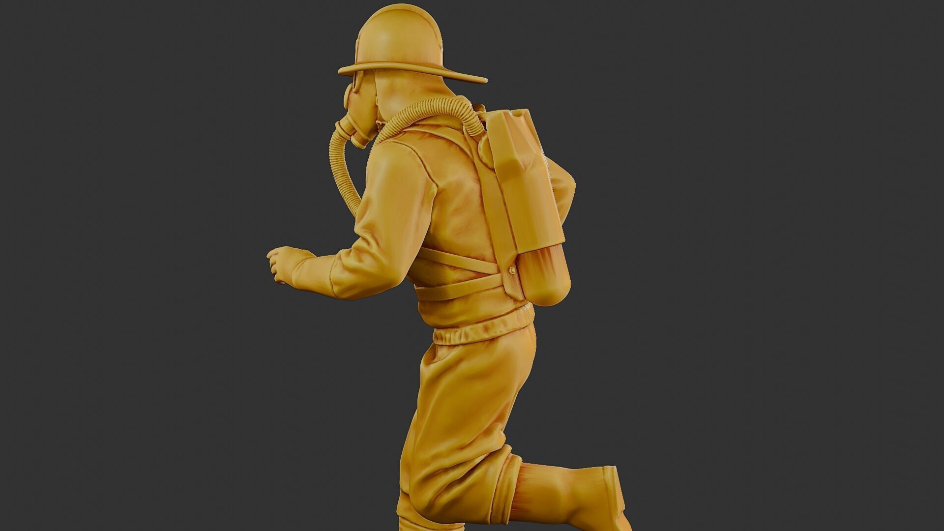 Czechoslovakian firefighter 90s 003 3D print model_26