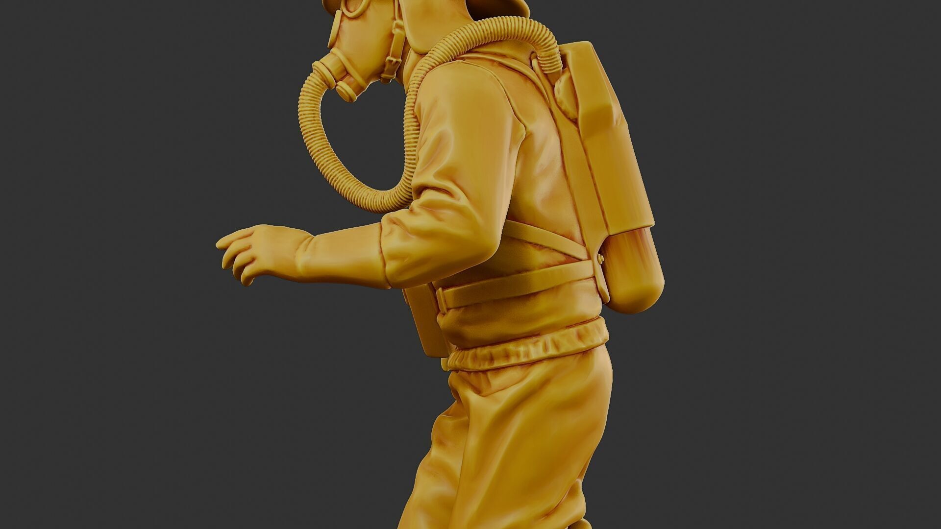 Czechoslovakian firefighter 90s 003 3D print model_17