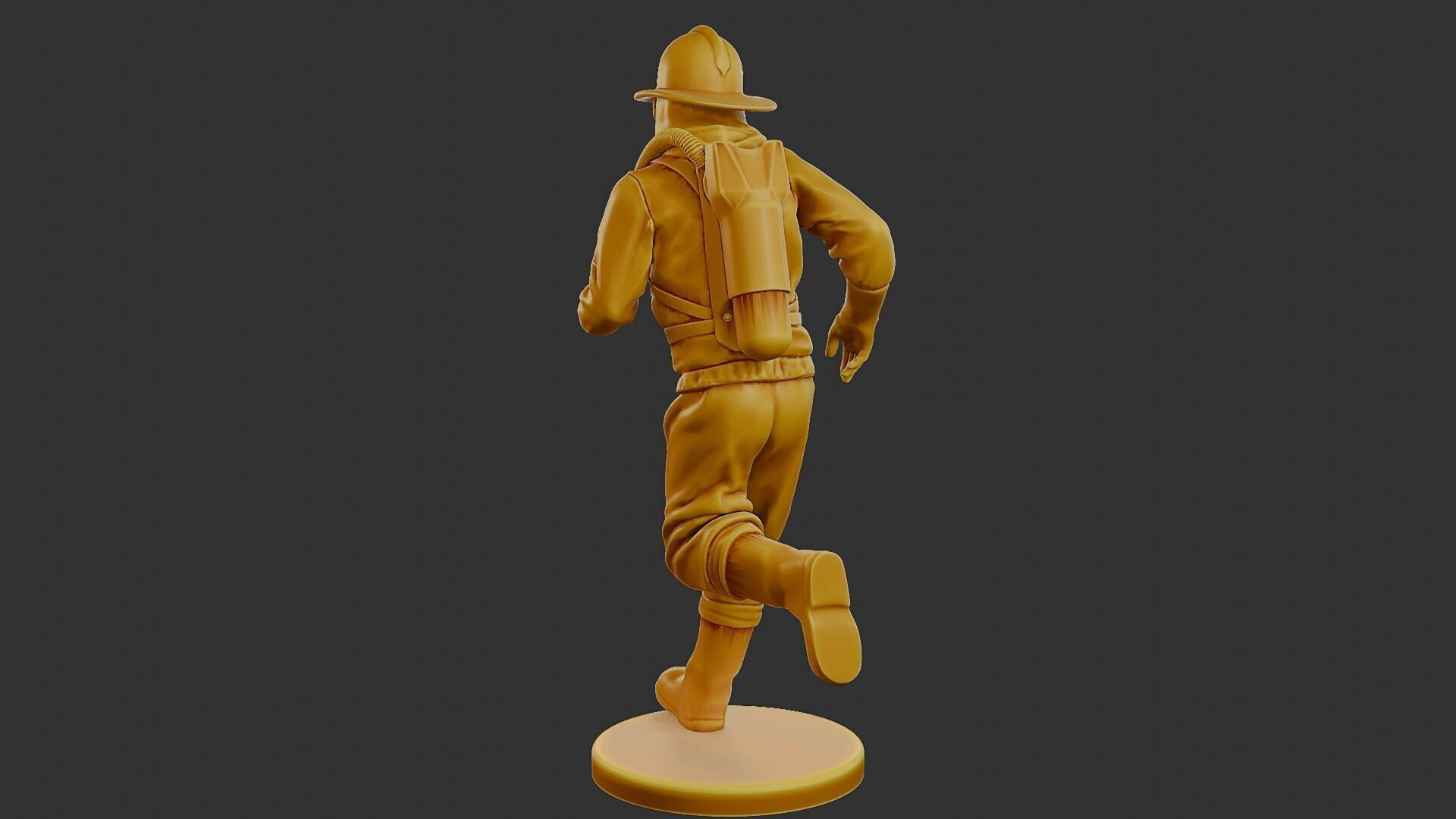 Czechoslovakian firefighter 90s 003 3D print model_5