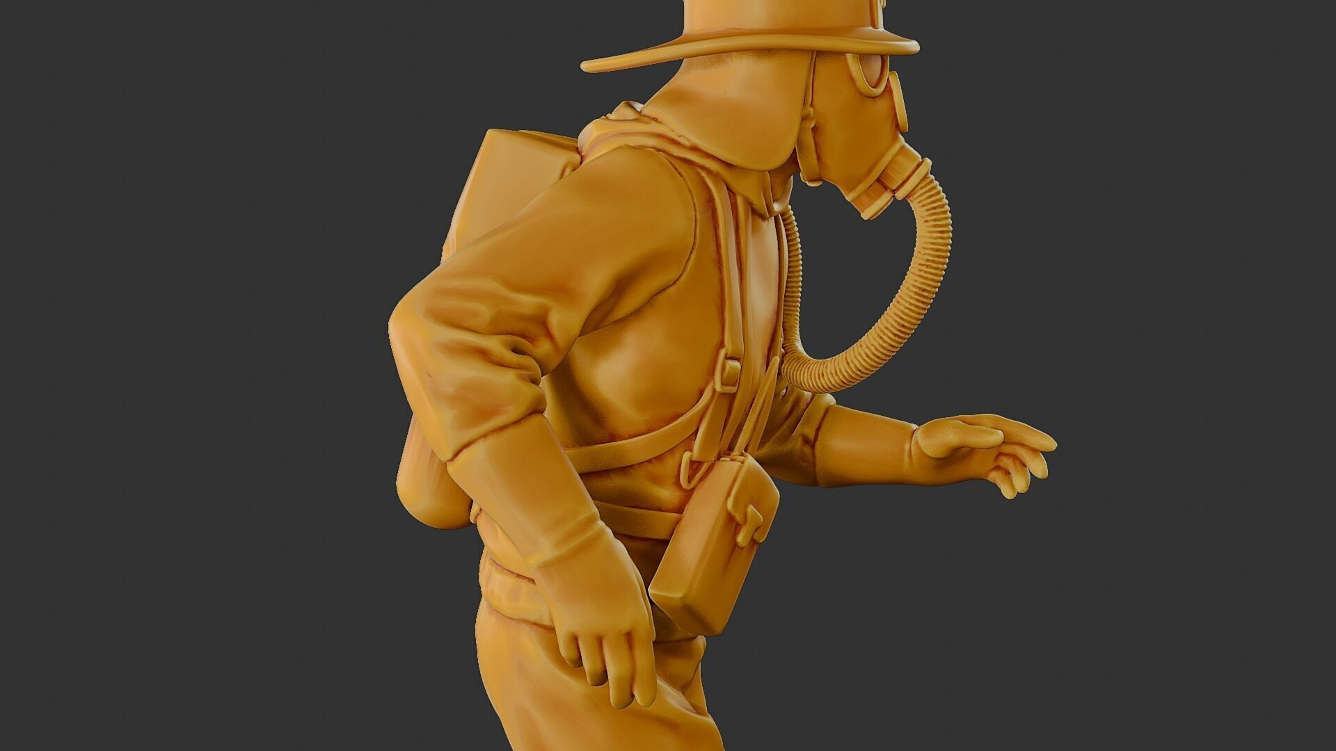 Czechoslovakian firefighter 90s 003 3D print model_20