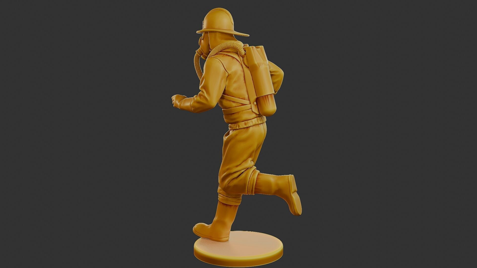 Czechoslovakian firefighter 90s 003 3D print model_4