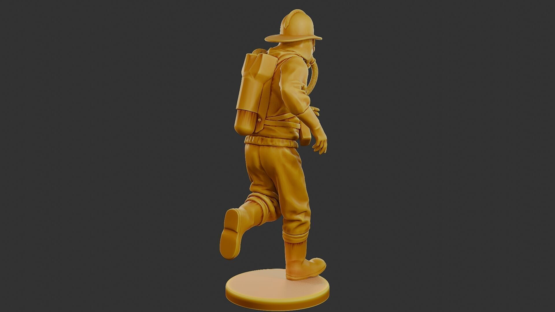 Czechoslovakian firefighter 90s 003 3D print model_7