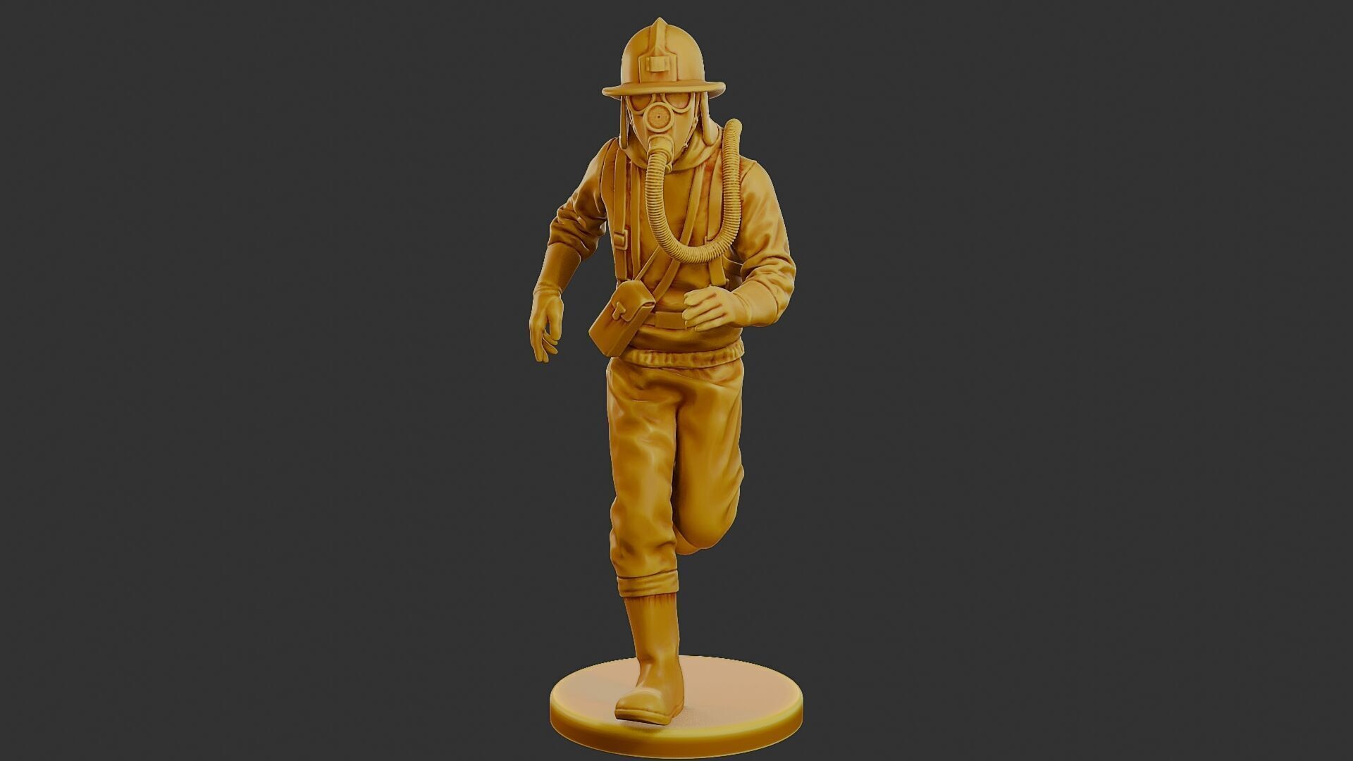 Czechoslovakian firefighter 90s 003 3D print model_11