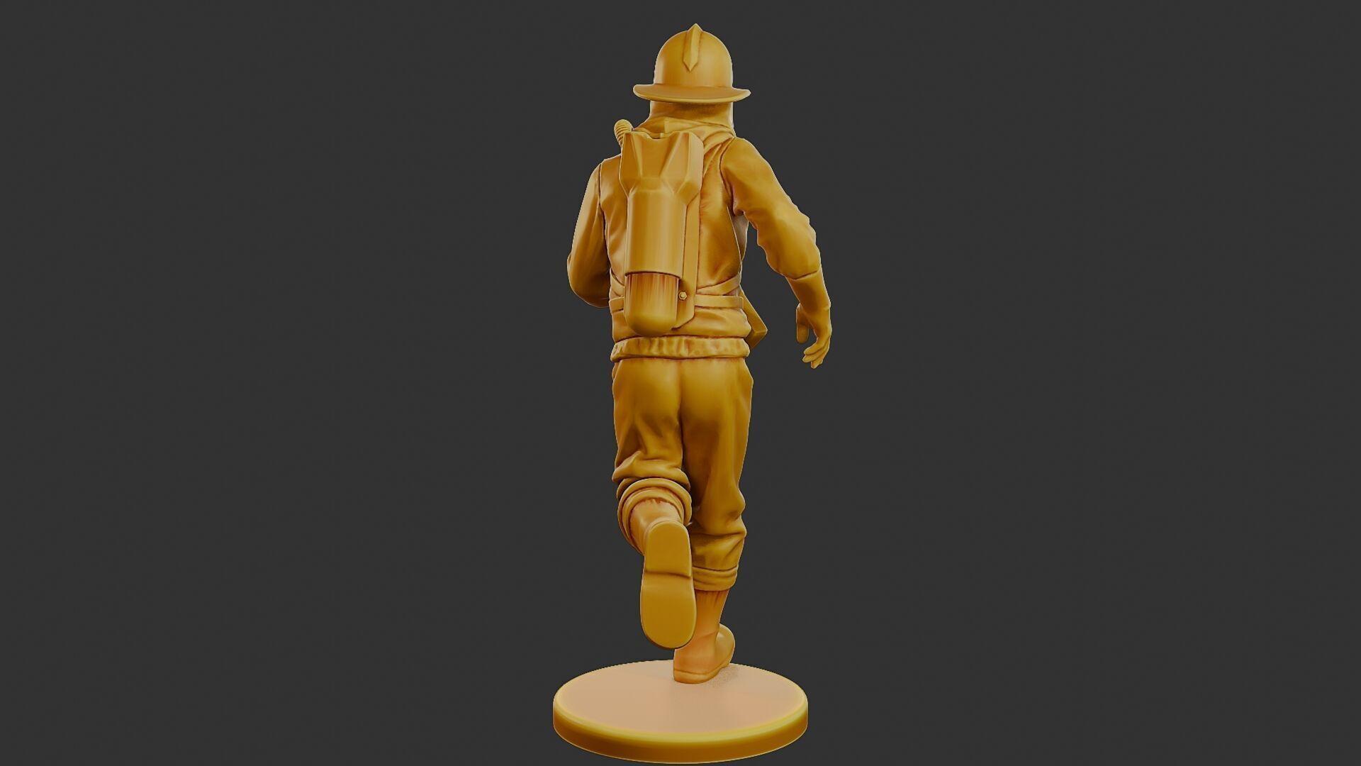 Czechoslovakian firefighter 90s 003 3D print model_6