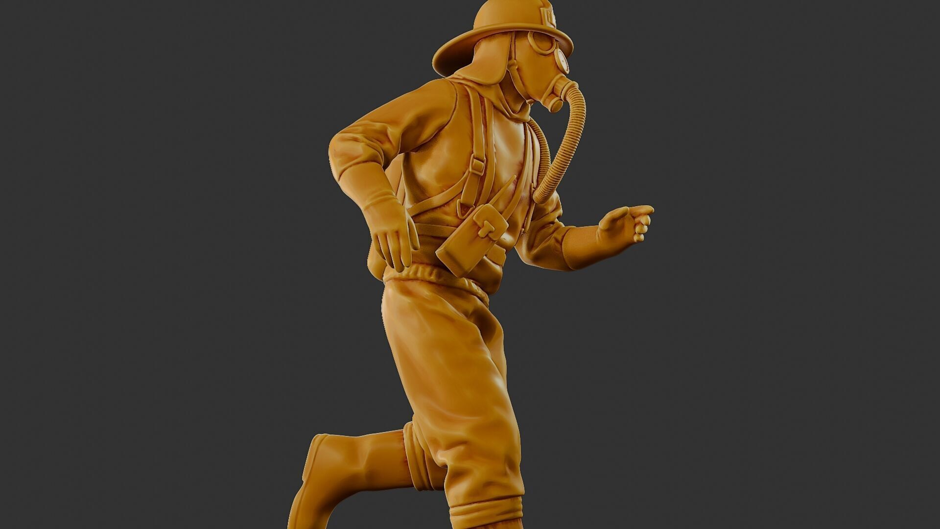 Czechoslovakian firefighter 90s 003 3D print model_29