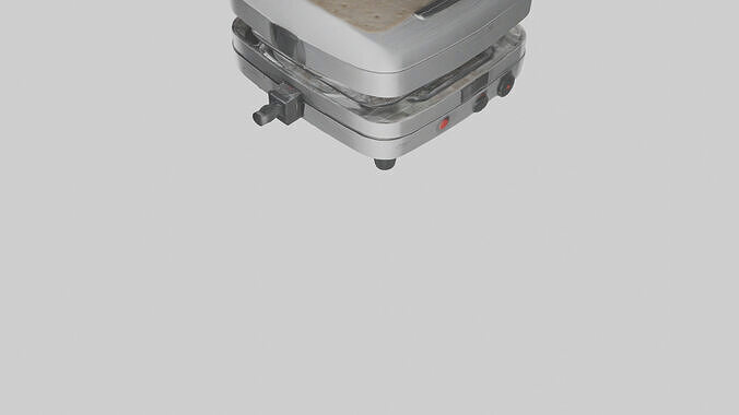 Sandwich maker model Low-poly 3D model 4