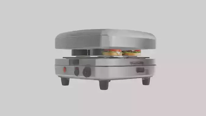 Sandwich maker model Low-poly 3D model