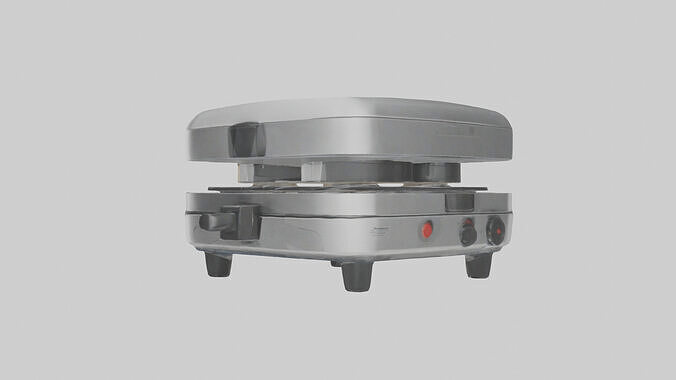 Sandwich maker model Low-poly 3D model 3