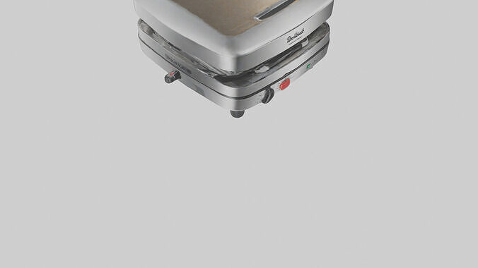Sandwich maker model Low-poly 3D model 7