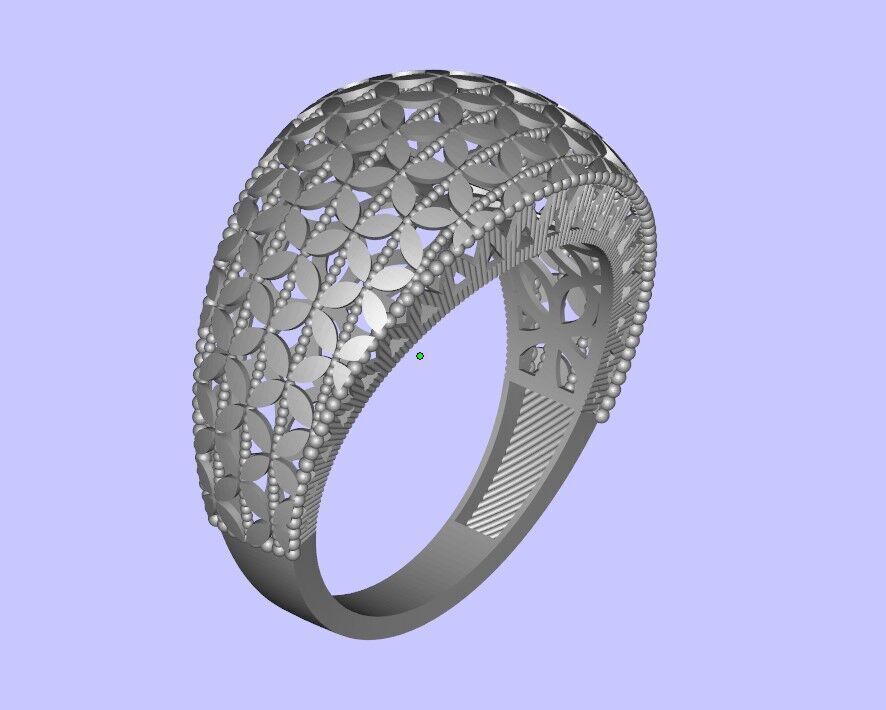 Ring For Lathe or engraver pen 3D print model_1
