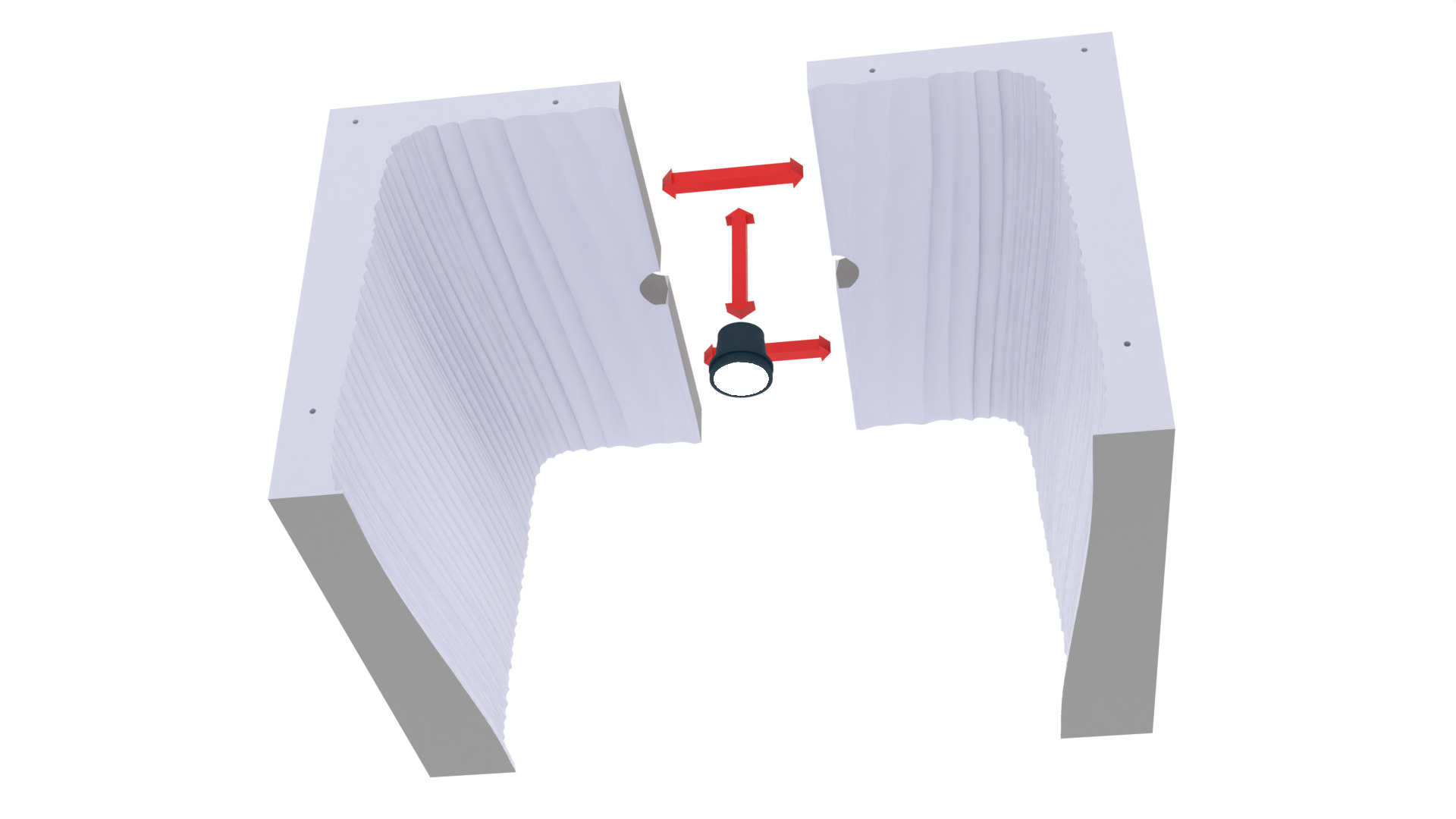 Echo Base Set 2 Hallway panels 1-12 scale Blackseries 3D print model_21