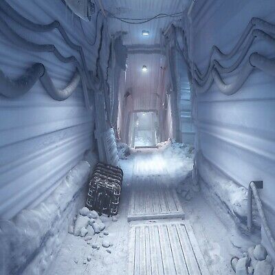 Echo Base Set 2 Hallway panels 1-12 scale Blackseries 3D print model_27