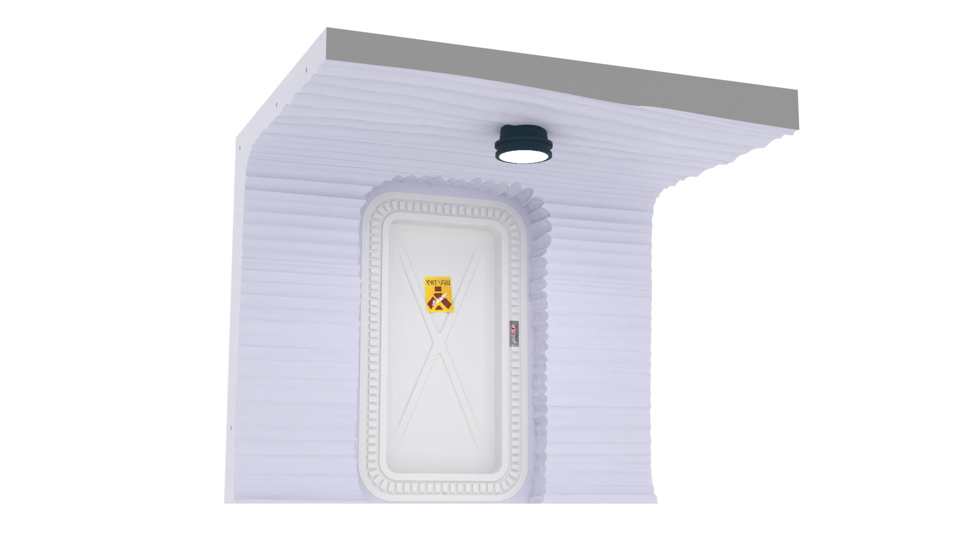 Echo Base Set 2 Hallway panels 1-12 scale Blackseries 3D print model_10