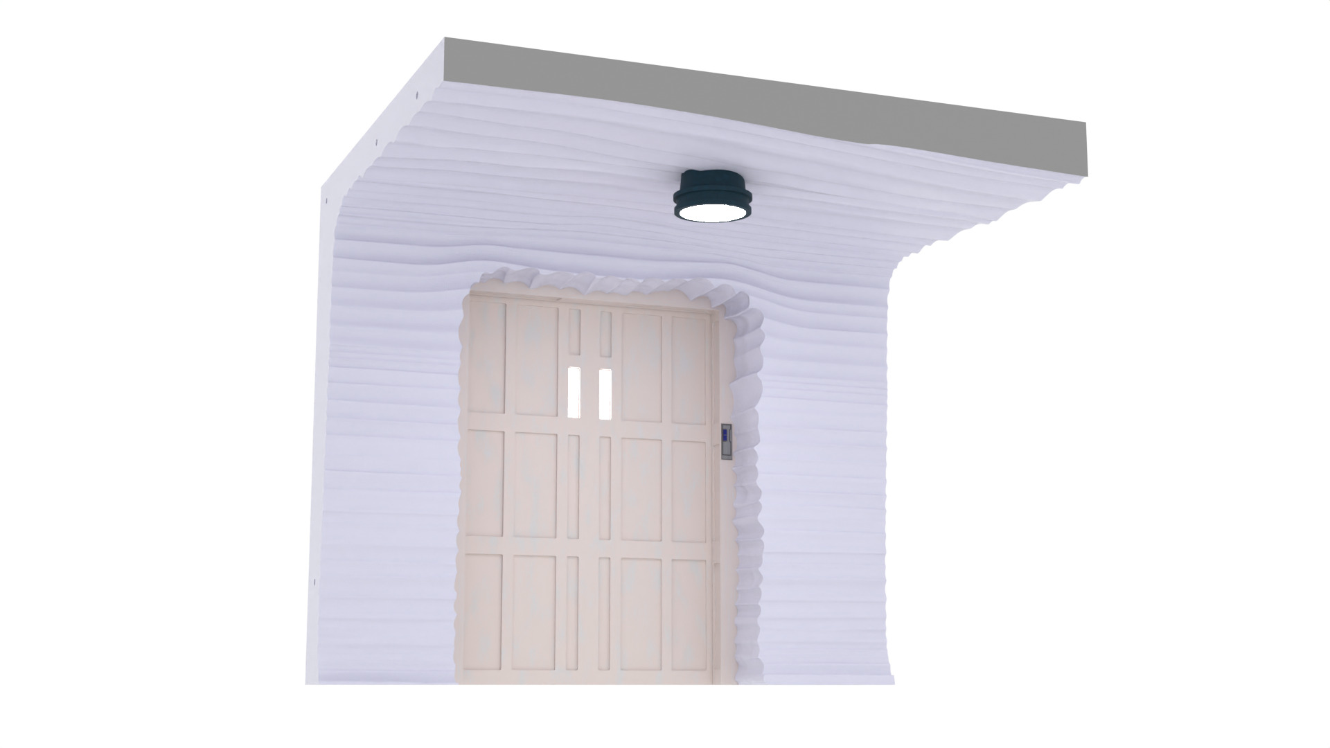 Echo Base Set 2 Hallway panels 1-12 scale Blackseries 3D print model_11