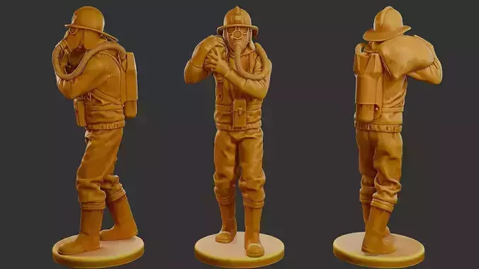 Czechoslovakian firefighter 90s 006