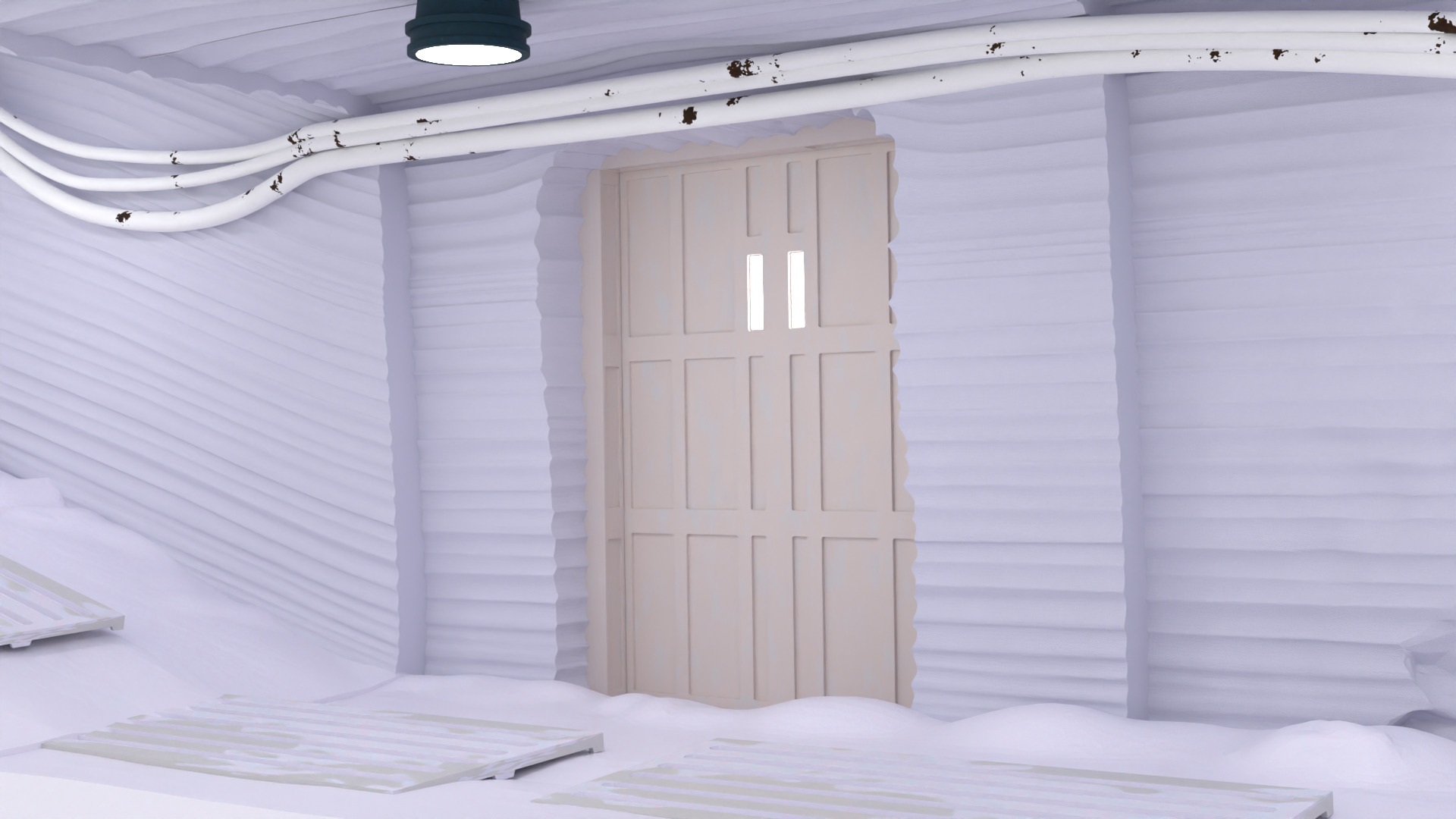 Echo Base Set 2 Hallway panels 1-18 scale Kenner Hasbro 3D print model_3