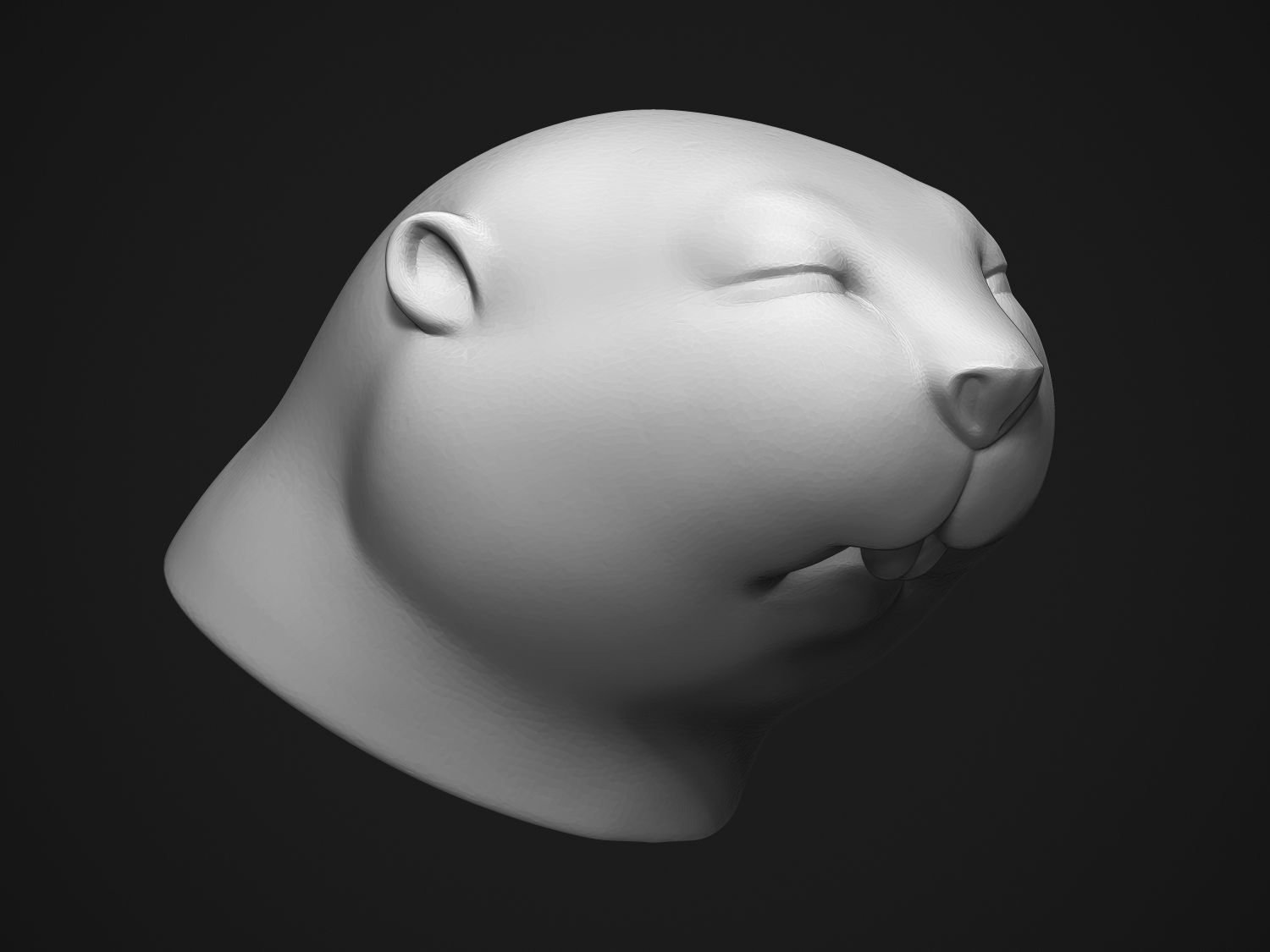 Baby Beaver 3D print model_4