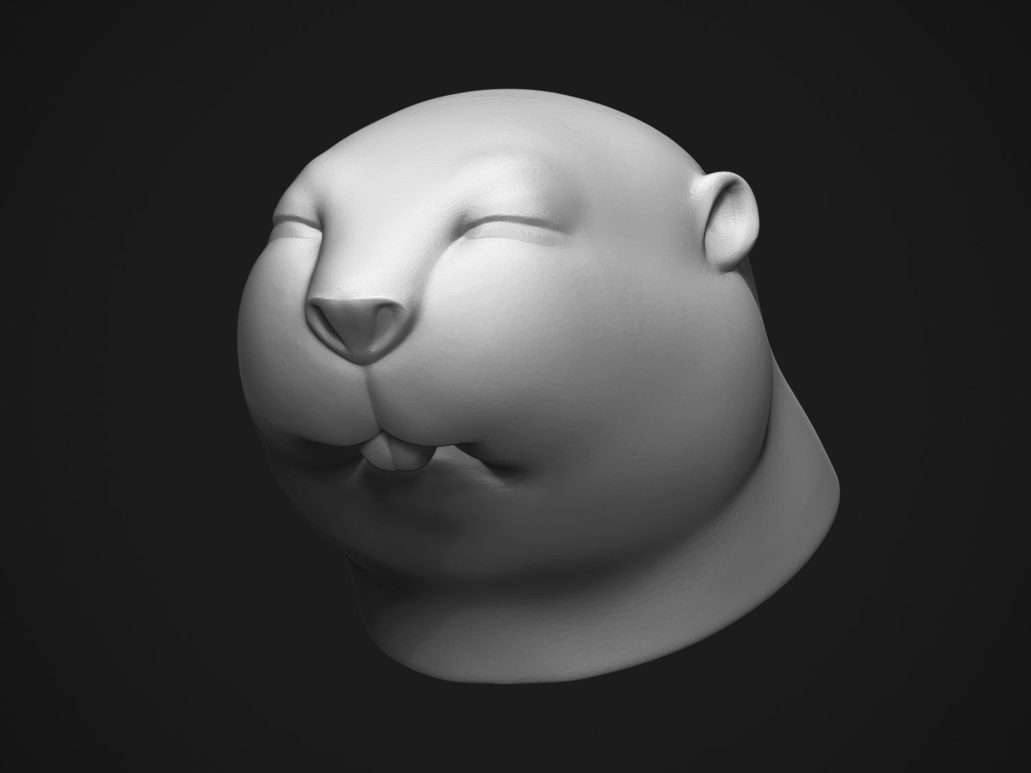 Baby Beaver 3D print model_16