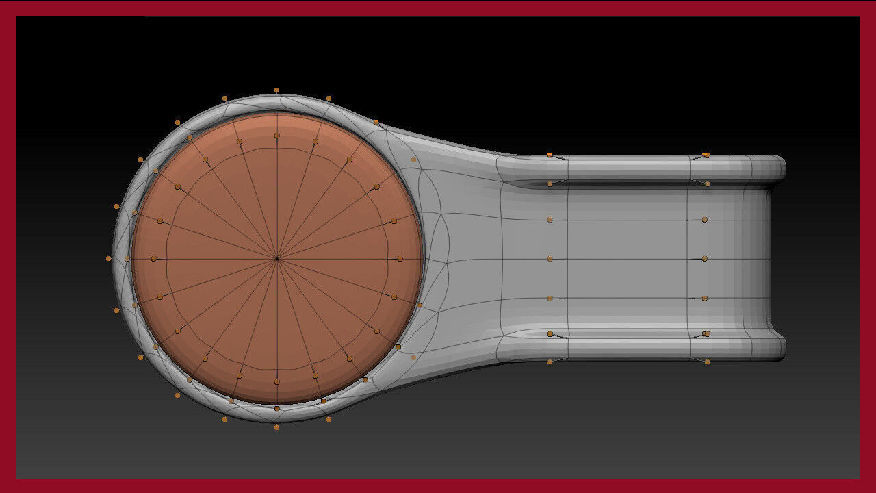 Zbrush 2 IMM Brush - Shoelace and Button - MA ZTL ZBP FBX OBJ 3D model_5