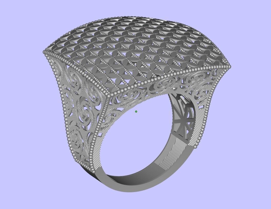 Ring For Lathe or engraver pen 3D print model_1