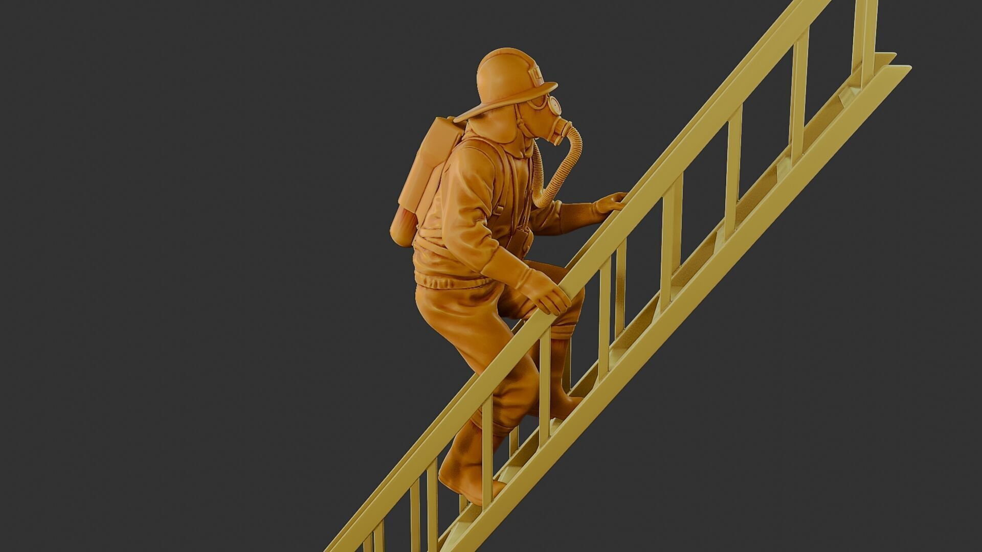 Czechoslovakian firefighter 90s 007 3D print model_30