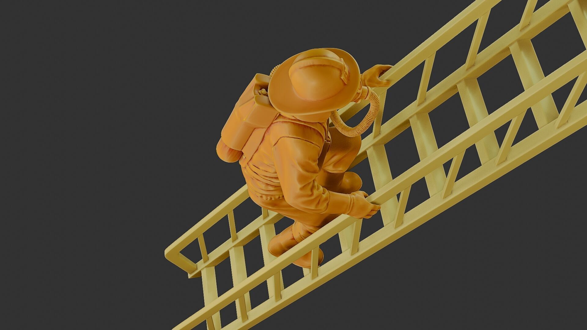 Czechoslovakian firefighter 90s 007 3D print model_23